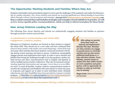 Student & Family Engagement